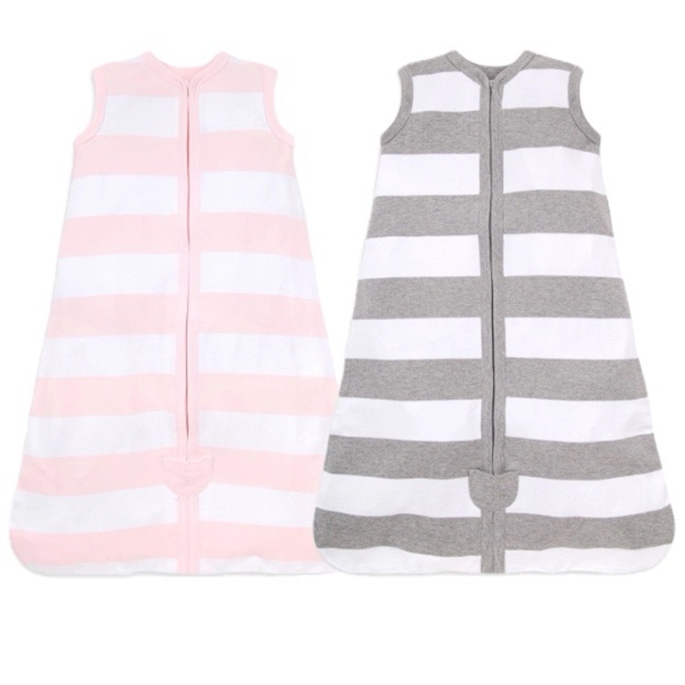 2 Burt's Bees Baby Wearable Blanket - Organic Cotton Sleep Sacks